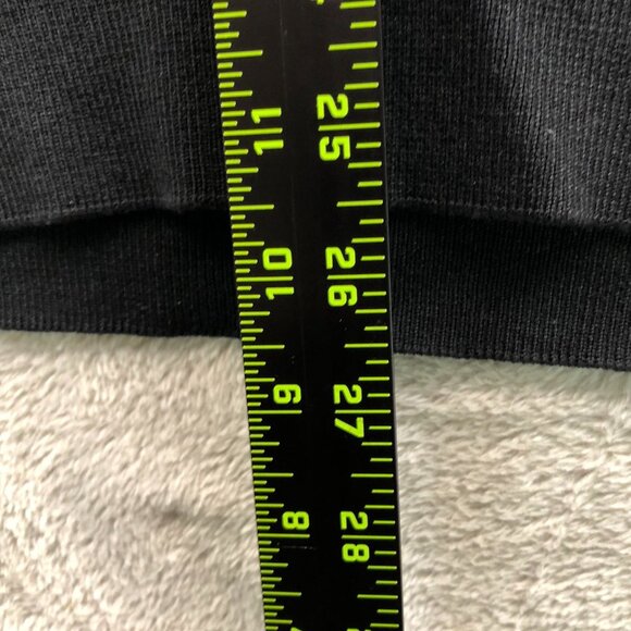 NWT Tulliano Mens Sweater Size XL Black Henley Collared Black Slik Blend Casual - Picture 4 of 16